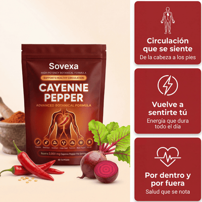 Sovexa Capsaicina Activa® — Softgels de Cayena