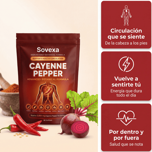 Sovexa Capsaicina Activa® — Softgels de Cayena