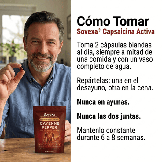 Sovexa Capsaicina Activa® — Softgels de Cayena
