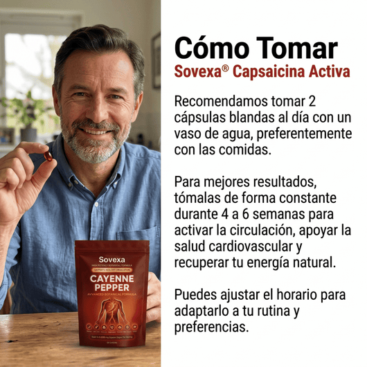 Sovexa® Capsaicina Activa — Softgels de Cayena